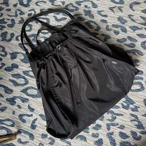 HVISK large black nylon shopper tote